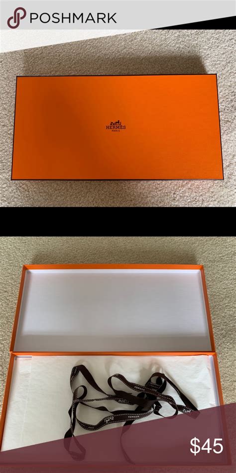 hermes fake scarf box|empty Hermes boxes.